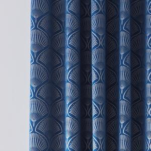 Tende blu in set da 2 229x168 cm Art Deco Pearl - Catherine Lansfield