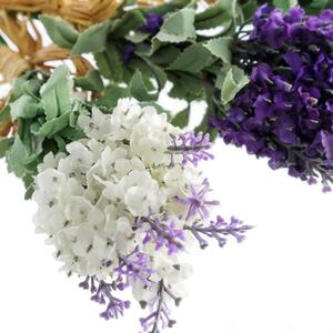 Fiori artificiali in set da 3 (altezza 32 cm) Lavender Bouquet - Casa Selección