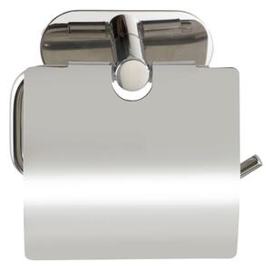 Porta carta igienica in acciaio inox senza foratura Turbo-Loc® Shine Cover Orea - Wenko