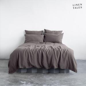 Biancheria da letto grigio scuro per letto singolo 140x200 cm Dark Grey - Linen Tales