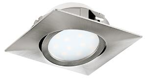 Faretto Ad Incasso Contemporaneo Pineda Policarbonato Nichel Satinato 3 Led 4,9W