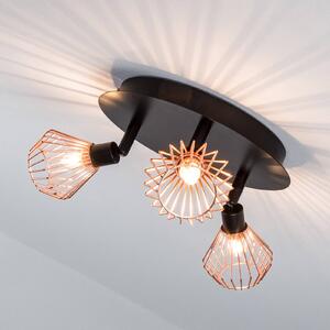 Brilliant Lampada da soffitto Dalma a 3 luci di bella forma