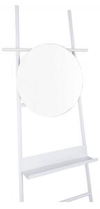 Scala decorativa bianca con specchio Glint - Leitmotiv