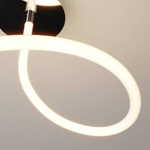 Lucande - Serpentina LED Plafoniera Bianco/Cromato