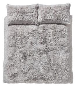 Biancheria da letto in micropanno grigio chiaro , 200 x 200 cm Cuddly - Catherine Lansfield