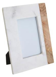 Cornice in pietra di colore bianco e naturale 18x23 cm Sena - Premier Housewares