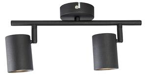 Plafoniera nera orientabile 2 lampadine-WiFi-GU10 - JEANA 2