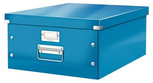 Scatola di cartone blu con coperchio 37x48x20 cm Click&Store - Leitz