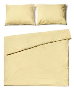 Lenzuola in cotone giallo vaniglia per letto matrimoniale , 200 x 220 cm - Bonami Selection