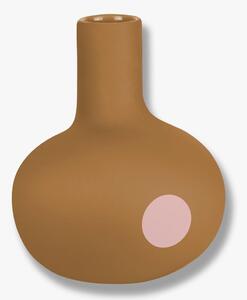 Vaso in ceramica giallo ocra Dot - Mette Ditmer Denmark