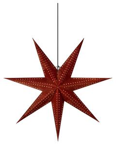 Decorazione luminosa rossa con motivo natalizio ø 75 cm Embla - Markslöjd
