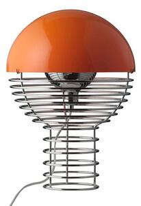 Verpan - Wire Lampada da Tavolo Ø30 Chrome/Orange Verpan