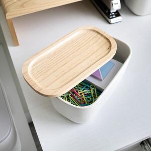 Scatola in ceramica con coperchio Eco Office - iDesign