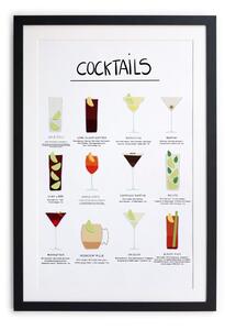 Poster incorniciato, 65 x 45 cm Cocktail - Really Nice Things