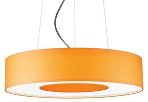Lampada LED a sospensione Donut 34 W arancione