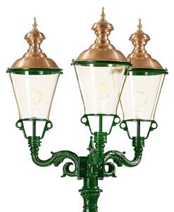 K.S. Verlichting Lampione Parijs a 3 punti luce, verde