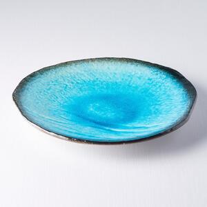Piatto in ceramica blu, ø 27 cm Sky - MIJ