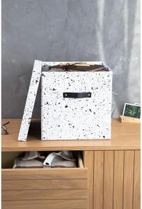 Scatola portaoggetti in bianco e nero Logan - Bigso Box of Sweden