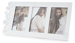 Portafoto in legno Bianco, per foto 10 x 15 cm Eden - Tomasucci