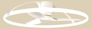 Ventilatore a pale LED Nepal, app, bianco