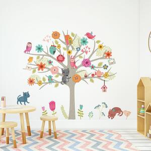Set di adesivi murali per bambini Albero scandinavo - Ambiance