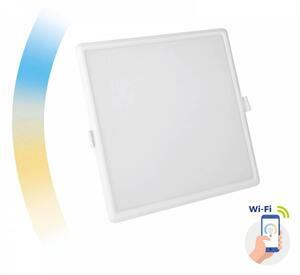 Pannello LED da incasso 22W smart CCT Bianco Variabile e Dimmerabile WiFi - Amazon Alexa e Google Home 215x215mm Colore Bianco Variabile CCT