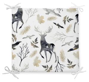 Cuscino natalizio in misto cotone Dark Forest, 42 x 42 cm - Minimalist Cushion Covers