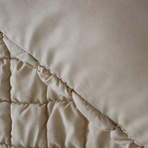 Biancheria da letto singola beige 135x200 cm Puffer - Catherine Lansfield