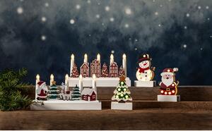 Decorazione luminosa bianca con motivo natalizio Freddy - Star Trading