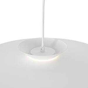 Lampada a sospensione di design bianca con LED dimmerabile in 3 fasi - Pauline