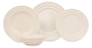 Set di 18 pezzi di piatti in porcellana bianca Lara - Kütahya Porselen
