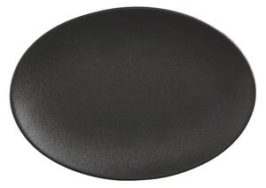 Piatto in ceramica nera Caviar, 35 x 25 cm - Maxwell & Williams