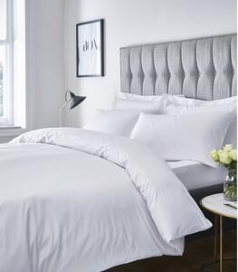 Biancheria da letto singola bianca 135x200 cm Satin Stripe - Catherine Lansfield