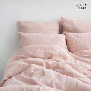 Lenzuola rosa chiaro per letto singolo 135x200 cm Misty Rose - Linen Tales