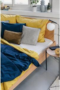 Lenzuola in cotone giallo senape per letto singolo , 140 x 200 cm - Bonami Selection