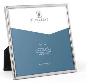 Cornice da appoggio/parete in metallo color argento 16x16 cm Sweet Memory - Zilverstad