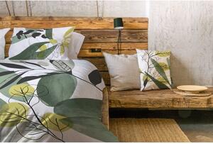 Biancheria da letto in cotone sateen verde e bianco Shades Of Green 1, 140 x 200 cm Shades of Green 1 - Butter Kings