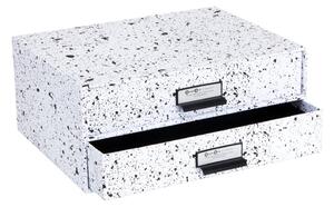 Cassettiera bianca e nera con 2 cassetti Birger - Bigso Box of Sweden