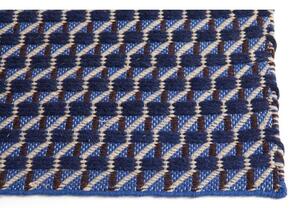 HAY - Channel Rug 50x80 Blue/White HAY