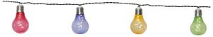 Catena luminosa solare a LED colorata adatta all'esterno, lunghezza 1,9 m Glow - Star Trading
