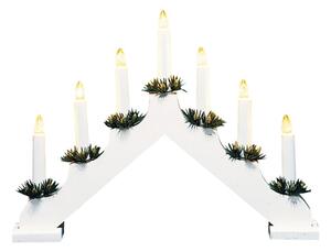 Decorazione luminosa bianca con motivo natalizio Ola - Markslöjd