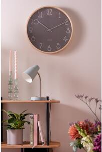 Orologio da parete grigio antracite Sencillo, ø 40 cm - Karlsson