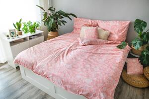 Biancheria da letto in cotone rosa per letto singolo 140x200 cm LP Dita Pink Blossom - Cotton House