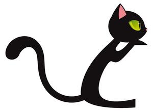Adesivo Fanastick Black Cat - Ambiance