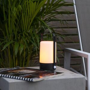 Lanterna LED nera e beige, altezza 19 cm Flame - Star Trading