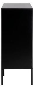 Cassettiera alta nera in rovere 80x103 cm Seaford - Actona