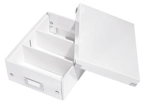 Scatola di cartone bianca con coperchio 22x28x10 cm Click&Store - Leitz