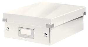 Scatola di cartone bianca con coperchio 22x28x10 cm Click&Store - Leitz
