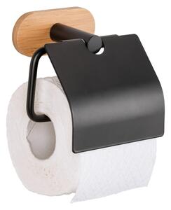 Porta carta igienica autoportante in acciaio inox Orea Bamboo - Wenko