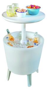 Tavolo da giardino rotondo con vaschetta per il ghiaccio 49,5x49,5 cm Illuminated cool - Keter